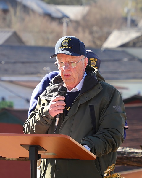 Post Chaplain Claxton plays the part of Rabbi Alexander D. Goode